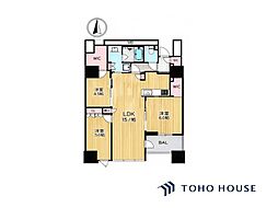 プレミストタワー靱本町 3LDKの間取図画像