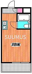 メゾン・ド・シレーヌ 1Kの間取図画像