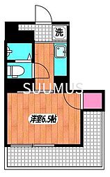 ガーデンビュー北参道 1Kの間取図画像