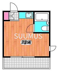 TOP新宿第2 ワンルームの間取図画像