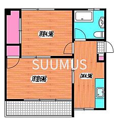 マンションアイ 2Kの間取図画像