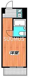 グレイス四谷 ワンルームの間取図画像