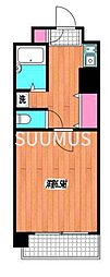 カテリーナ代々木 1Kの間取図画像