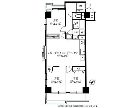 3LDK 間取り