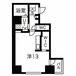 EASTCONCIE ワンルームの間取図画像