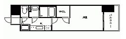プレサンス栄ライズ 1Kの間取図画像