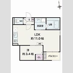 物件の間取り