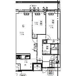 アーバンパーク日吉 2LDKの間取図画像