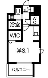 パルティール吹上アネックス ワンルームの間取図画像