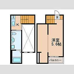 ソフィア中村公園 1Kの間取図画像