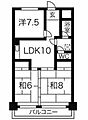 大進コーポ2階6.5万円