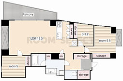 MOTHER 2SLDKの間取図画像