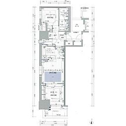 プレサンスロジェ名古屋久屋大通公園 1SLDKの間取図画像