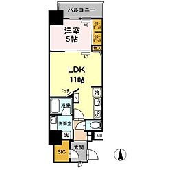 ダイワシティー大須 1LDKの間取図画像
