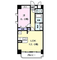 ラフレシールタミ 1LDKの間取図画像
