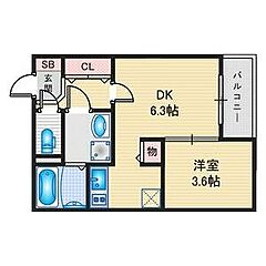 物件の間取り
