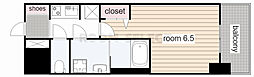 S-RESIDENCE今池駅前 1Kの間取図画像