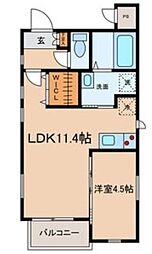 MiyabiChikusa 1LDKの間取図画像