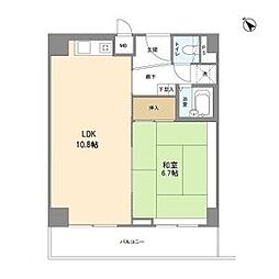ディオケネス 1LDKの間取図画像
