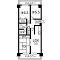 ライオンズマンション杁中ガーデンD棟3階8.5万円