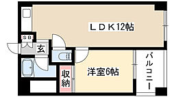 太都ビル 1LDKの間取図画像