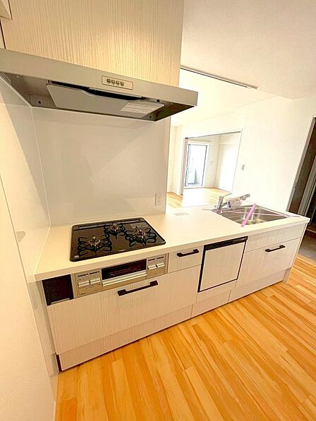 多彩な設備が快適な調理時間を演出してくれるキッチンは、ご家族皆様でお料理をお楽しみいただける広々空間です。ご家族皆様への想いを込めて、お料理をお楽しみくださいませ。