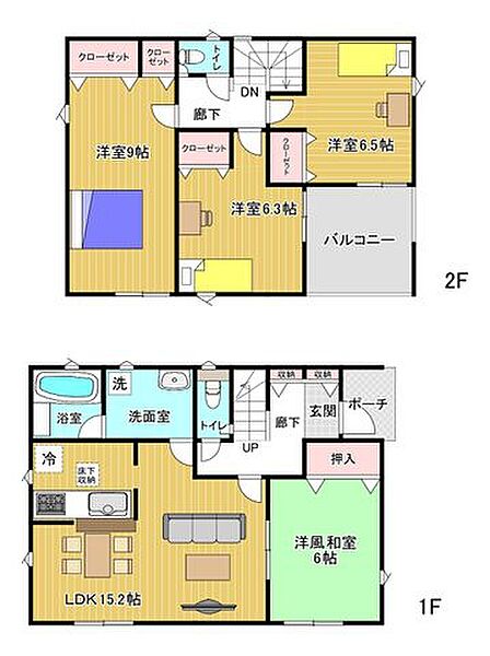 間取りを拡大表示