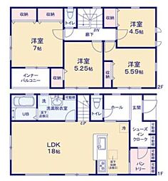 新築戸建 西区上代3丁目 1号棟