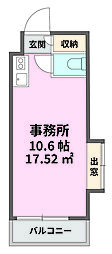 アーバンヒルズ船橋 ワンルームの間取図画像