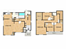 間取り：リフォーム後の間取図です！2階にお部屋が4部屋ございます。