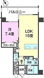 オーシャンリゾート真栄田岬 1LDKの間取図画像