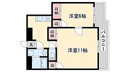 ラ・フェスタ加東 1LKの間取図画像