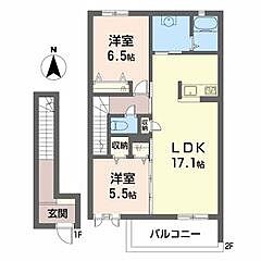 物件の間取り