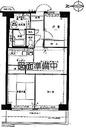 アイビハイツ川口 2LDKの間取図画像