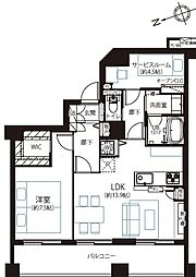 朝日シティパリオ高井戸 1SLDKの間取図画像