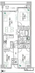 It's東京フォーサイトスクエア 3LDKの間取図画像