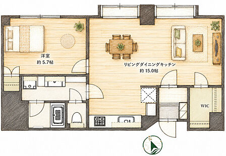 毎日の暮らしが心地よく広がる、ゆとりと機能性を兼ね備えた住空間です。