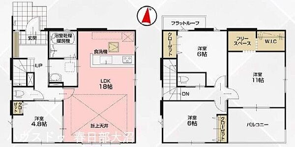 間取りを拡大表示