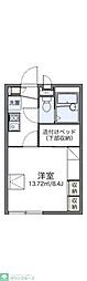 レオパレスI.N南仙台 1Kの間取図画像