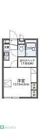 レオパレスI.N南仙台 1Kの間取図画像