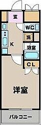 コンフォート榴ヶ岡ステーション 1Kの間取図画像