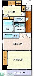 カスタリア一番町イースト 1SDKの間取図画像
