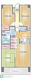 コープ野村長町南プレシオ 3LDKの間取図画像