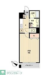 S-FORT榴岡公園 1Kの間取図画像