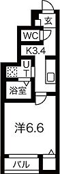 仙台市太白区郡山7丁目アパート 1Kの間取図画像