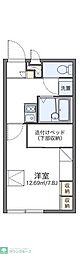 レオパレスメゾン前沖 1Kの間取図画像