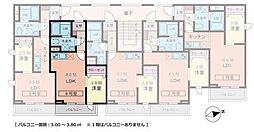 Crescent 台原 1LDKの間取図画像