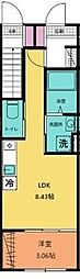 Asuit南光台 1LDKの間取図画像