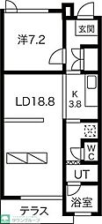 AXiS 1LDKの間取図画像