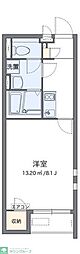 クレイノくまがい2 1Kの間取図画像